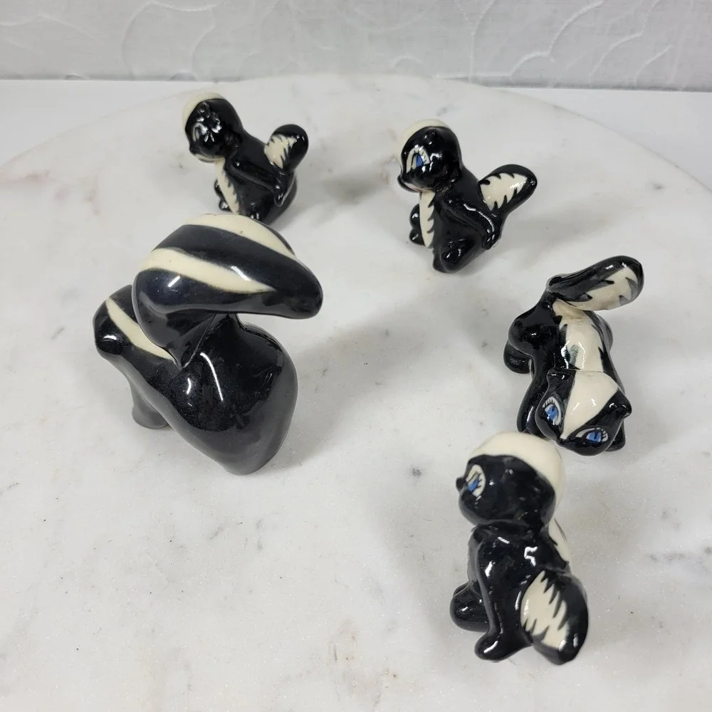 Rare Betty Harrington Skunks Ceramic Arts Wisconsin 3